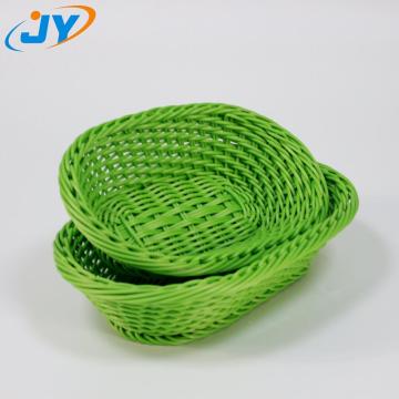 Food Grade oval rattan fruit basket with LEGB