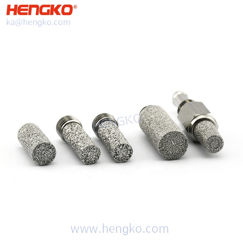 custom 30 40 60 microns sintered porous powder metal inline air filter ( cone cup disc ) for oxygen intake