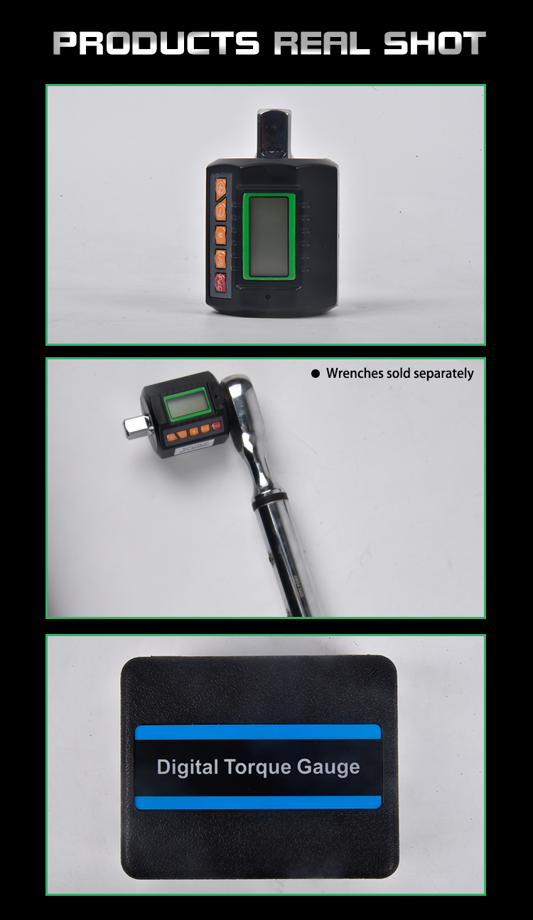 1/2 Drive Digital Torque Adapter With 3/8 And 1/4 Inch Adapters, High ...