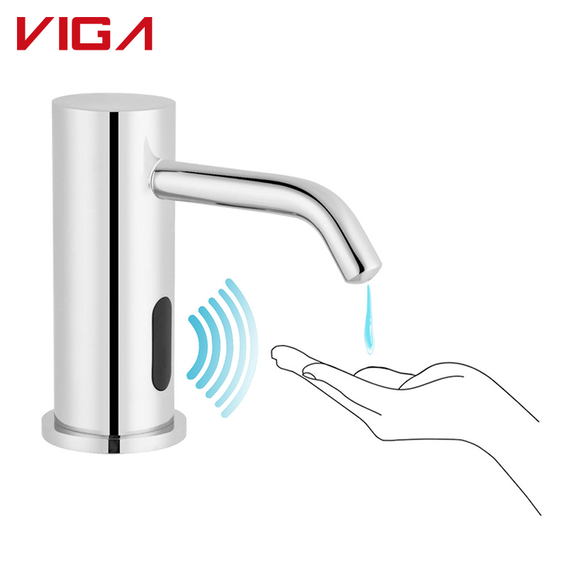 New Innovation Hand Wash Deck Mounted Bathroom Foaming Automatic Soap Dispenser