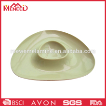 OEM & ODM eco-friendly plastic melamin chip & dip plate