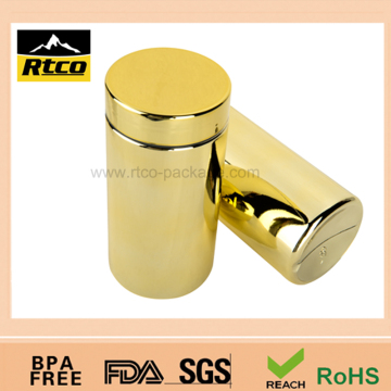 chrome bottle jar for food package, chemical package, powder package