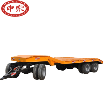 Tractor Transporter 25 Ton Three Axle Flatbed Trailer for Excavators