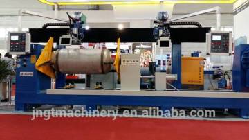 Lead Screw Adjustable Welding Turning Roll For 2t Weldment