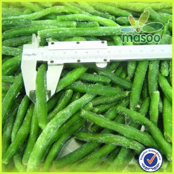 Frozen string green bean cut