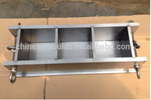 50x50x50mm Steel concrete three gang polish mould,Specimen box and Block mould