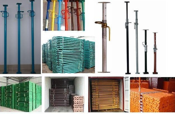 Construction Formwork Telescopic Tubular Steel Adjustable Shoring Prop