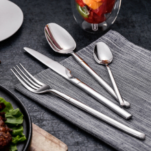 Mirror Polished Stainless Steel Cutlery Set - Kitchen Tableware Utensils for Home and Restaurant