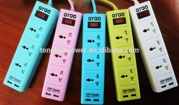 extension USB power strip/ power socket /power bar/surge protector
