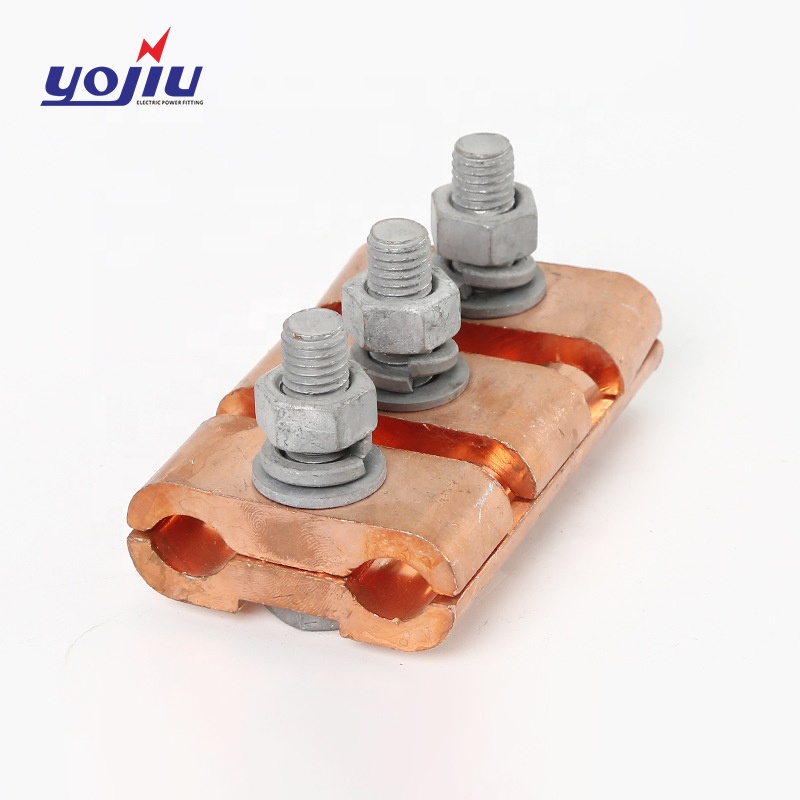 Manufactured JBT Electric Wire Cable Pipe Clamp Copper Parallel Groove Clamp