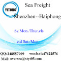 Shenzhen Port LCL Konsolidierung nach Haiphong