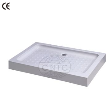 Good quality white rectangle low shower tray