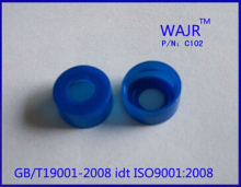 C102 Blue snap-top polypropylene cap VIALS CAP SEPTA