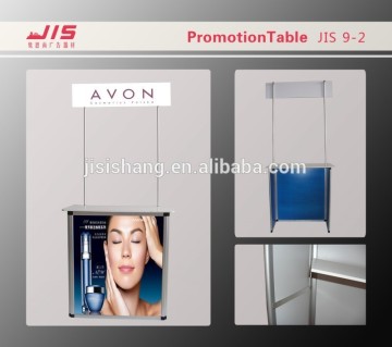 JIS9-2 economic 20*80cm customised size trade show promotion usage MDF board promotion counter