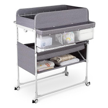 2023 New Multi-Function Diaper Bag with Portable Folding Changing Table