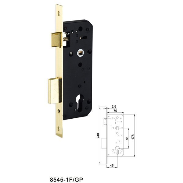 Security Door Stainless Steel Lockbody Anti-theft Door Lock Body General Double Live Electronic Door Lock-body