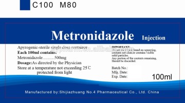 METRONIDAZOLE INFUSION