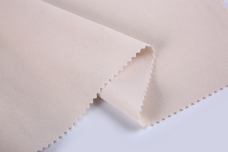 No moq Stock textile wholesale Double jersey polyester spandex  telas twill crepe pant fabric for clothing