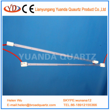 Quartz infrared heating light element