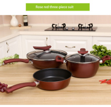 Stainless Fry Pan Soup Pot Pan Set