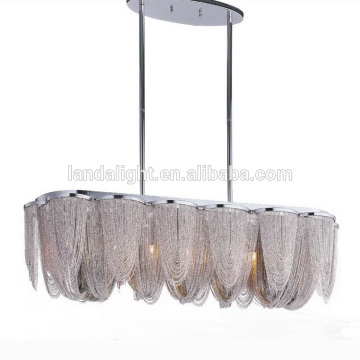 Dining Table Rectangle Hanging Chain Lamp