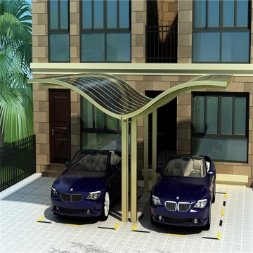 European Style Single Aluminum Carport