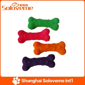 Eco-friendly Pet Flocking Bone Toys Dog Loved Toy Products