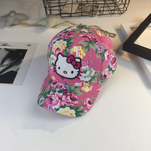 Nón thêu 3D Hello kitty Girl kid mới