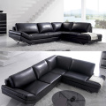 Echtes Leder L-Form Couches Corner Sektionale Sofa