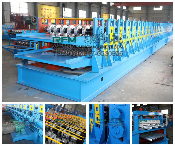 Steel Floor Deck Roll Forming Machine For Sale