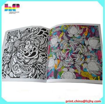 OEM adult coloring books printing CMYK book printing services
