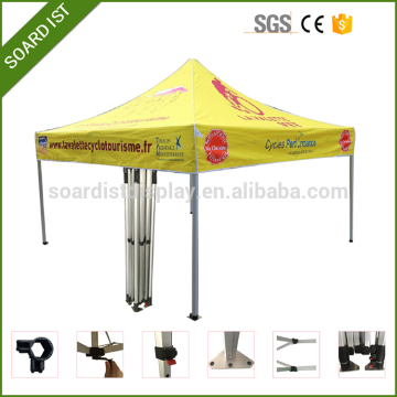 Steel metal frame/aluminum frame fire proof fabric printed tent