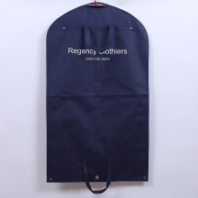 Luxury Custom Non-Woven Garment Suit Bag with Logo Printing, Dustproof Storage Bag