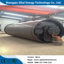 Scrap plastic refinery to oil with high efficiency