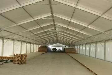 industralia warehouse storage tent