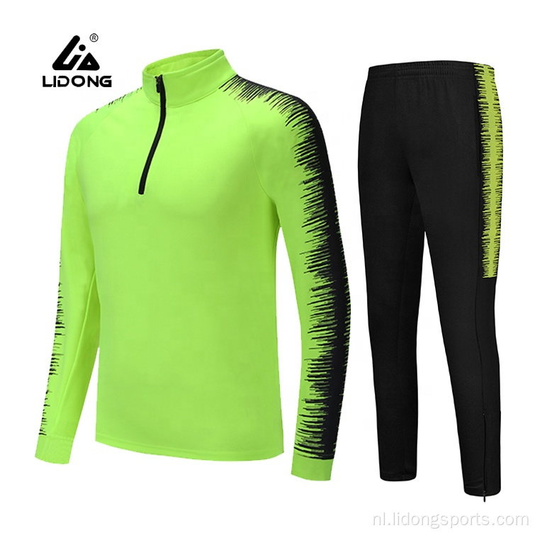 Groothandel Unisex Mens Fitted Sweat Track Suits Sportswear Fitness Sport Running Wear Trainingspak Kleding Suite