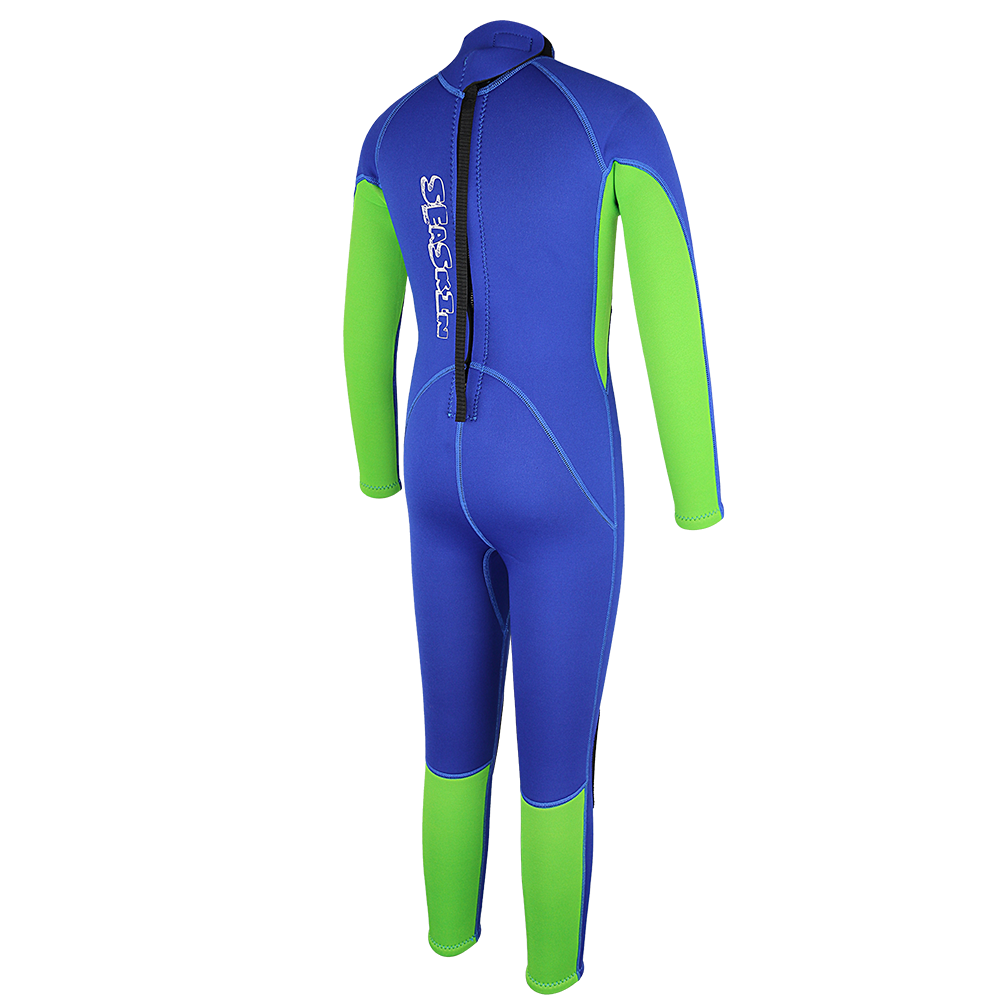 Selam wetsuit penuh dari Seaskin Blue1.5mm