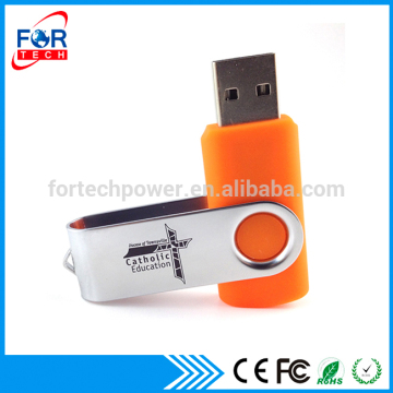 Barato de la boda de publicidad 16gb 32gb Pendrive Swivel tarjetas de memoria flash usb 16gb con logo oem