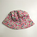 Full Flower Print Cotton Bucket Hat