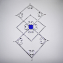 LENWA ALUMINIUM Rhombus Jewelry: Georgian Bar Decoration Accessories