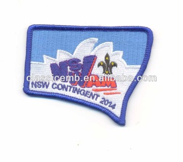 lovely coconut tree embroidery patch