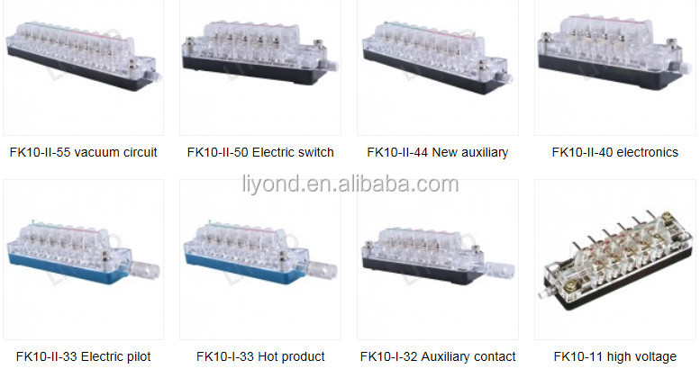 FK10-II-32 High voltage switchgear operating mechanisms auxiliary switch for earthing switch