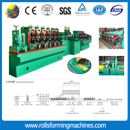 Tube welding roll forming machine ,high frequency welding pipe