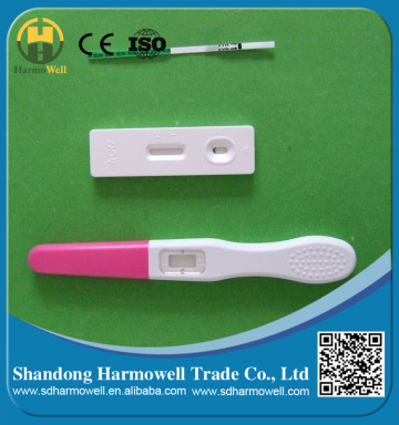 High sensitivity pecificity medical one step rapid test kits pregnancy for home use