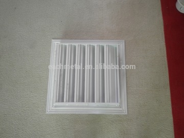 aluminum return air grille with door hinged filter and frame