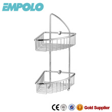 Empolo wall hung double layers metal corner brackets, accessories bathroom 605