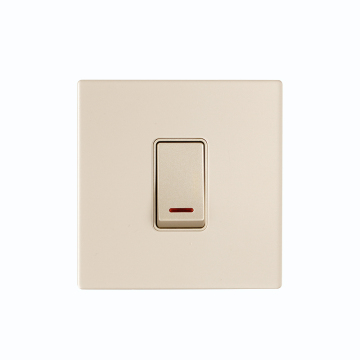 1-Gang 45A DP Switch and Electrical Sockets - Wall Outlet