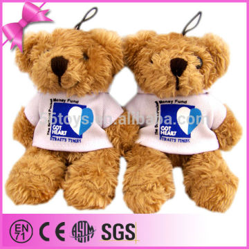 wholesale cartoon animal toy plush teddy bear toys keychain