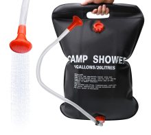 Portable 20L Solar Camp Shower Bag with Removable Hose and Shower Head