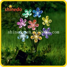 8pcs led decoration solar flower light